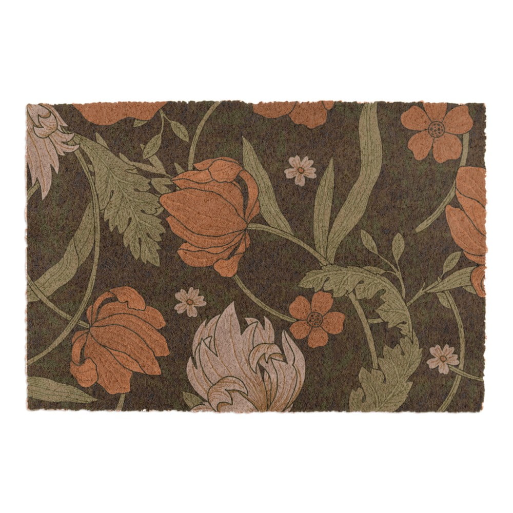 Kókuszrost lábtörlő 60x90 cm William Morris Rose – Artsy Doormats