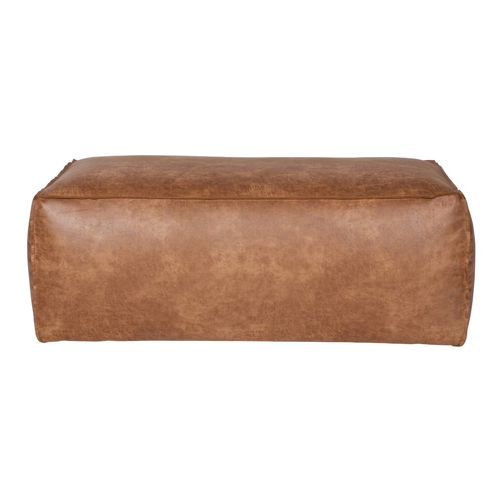 Konyakbarna bőrutánzat lábtartó Rodeo – WOOOD