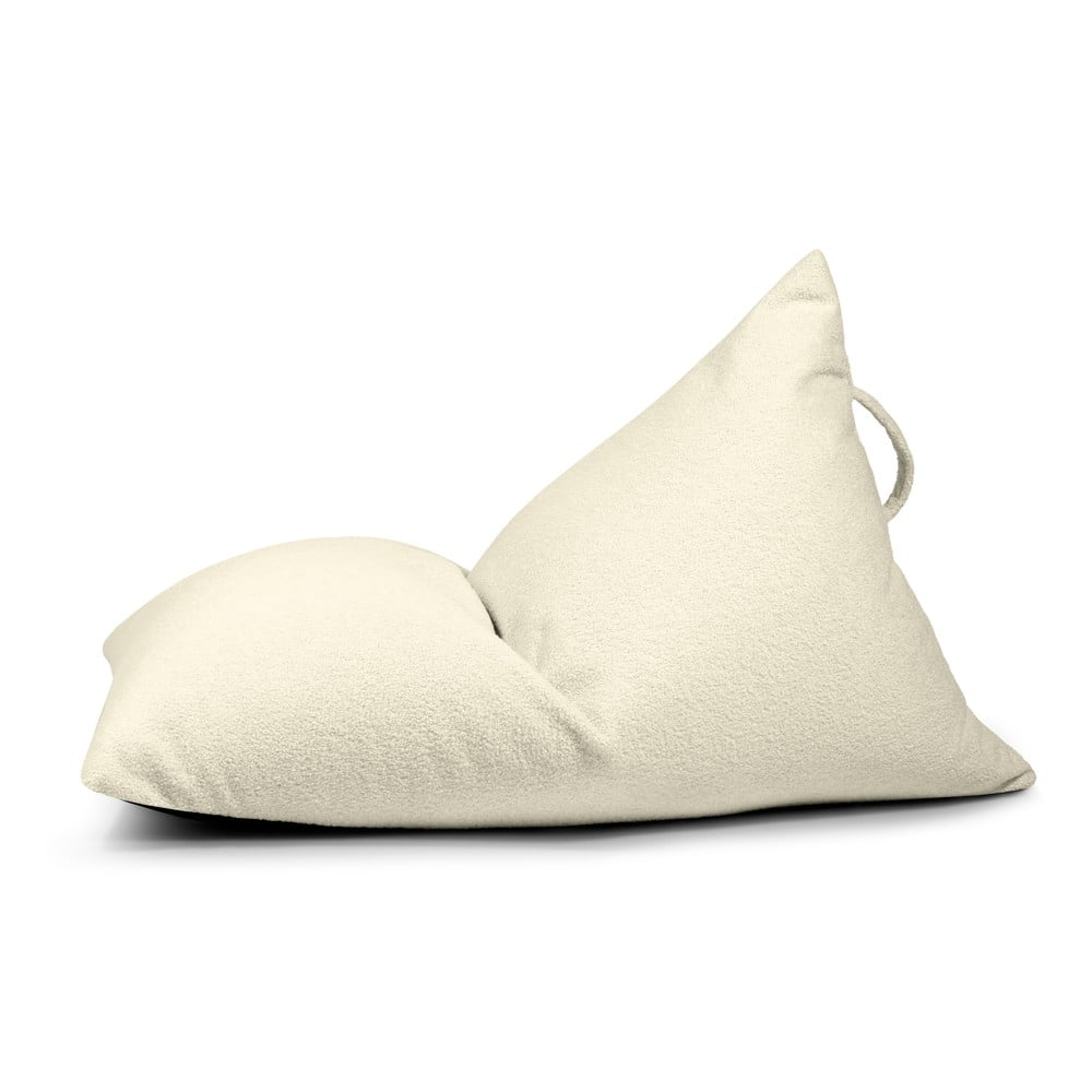 Krémszínű buklé gyerek babzsákfotel Razzy – SLOWDOWN