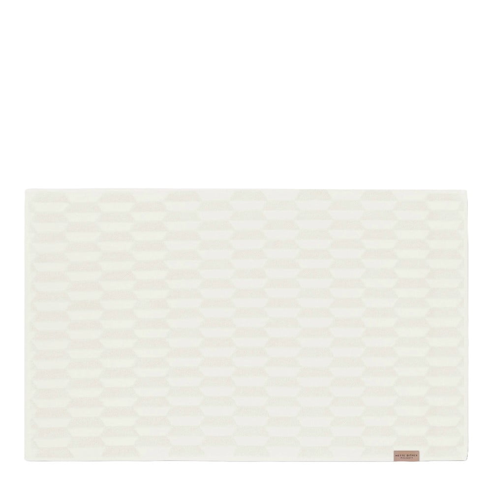 Krémszínű fürdőszobai kilépő 50x80 cm Geo – Mette Ditmer Denmark