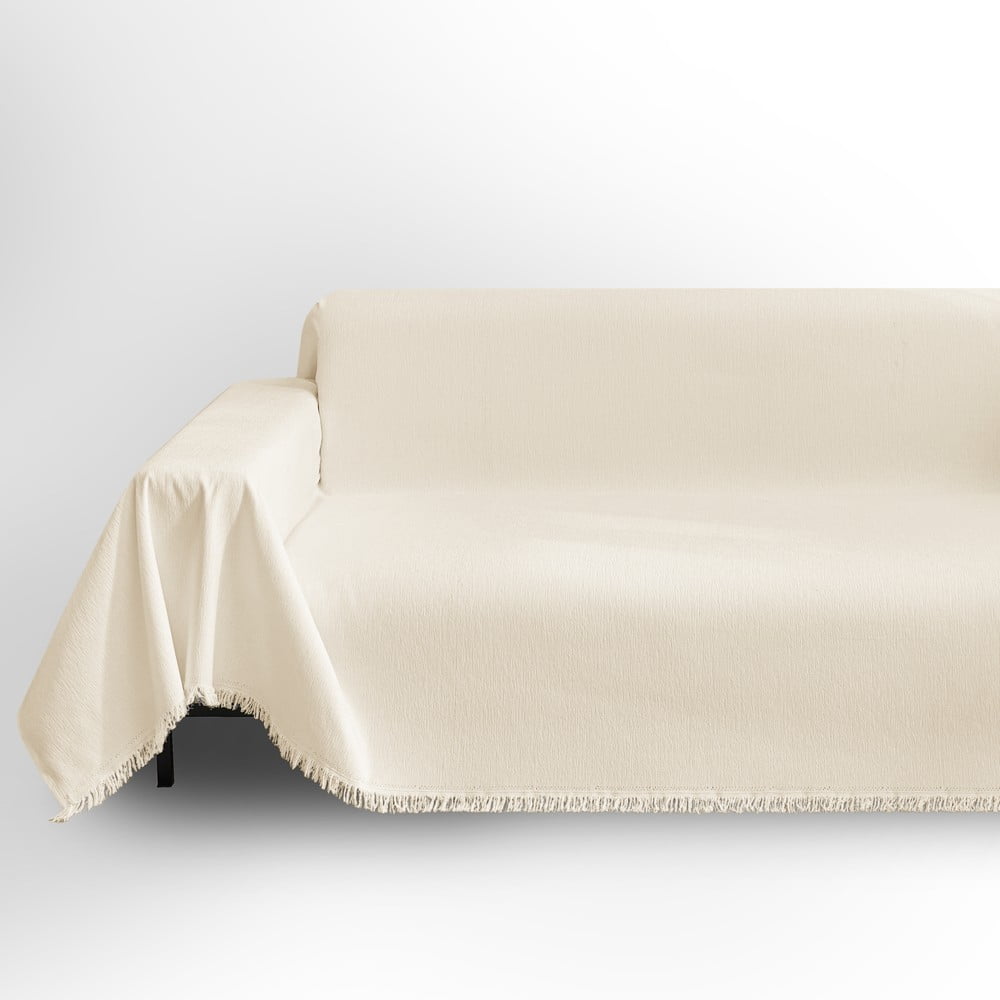 Krémszínű háromszemélyes kanapé huzat Talo – Filumi