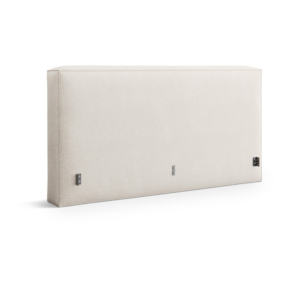 Krémszínű kárpitozott ágytámla 229x100 cm Olivia – Micadoni