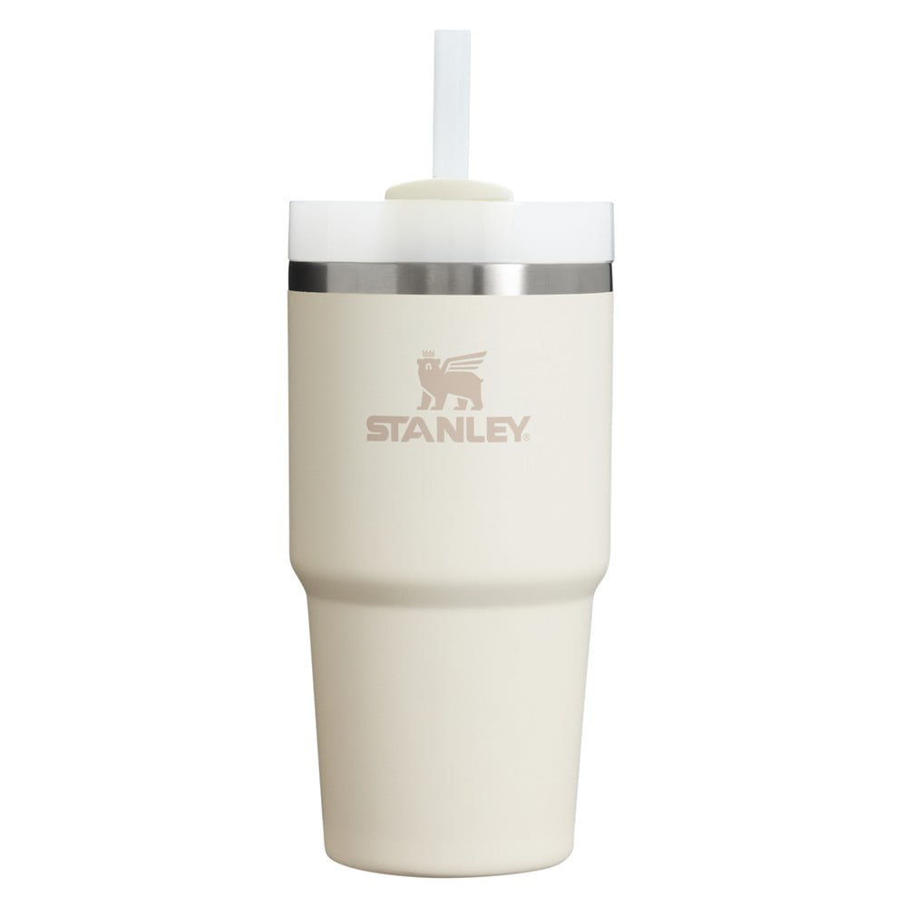 Krémszínű termosz szívószállal 600 ml Quencher H2.O FlowState – Stanley