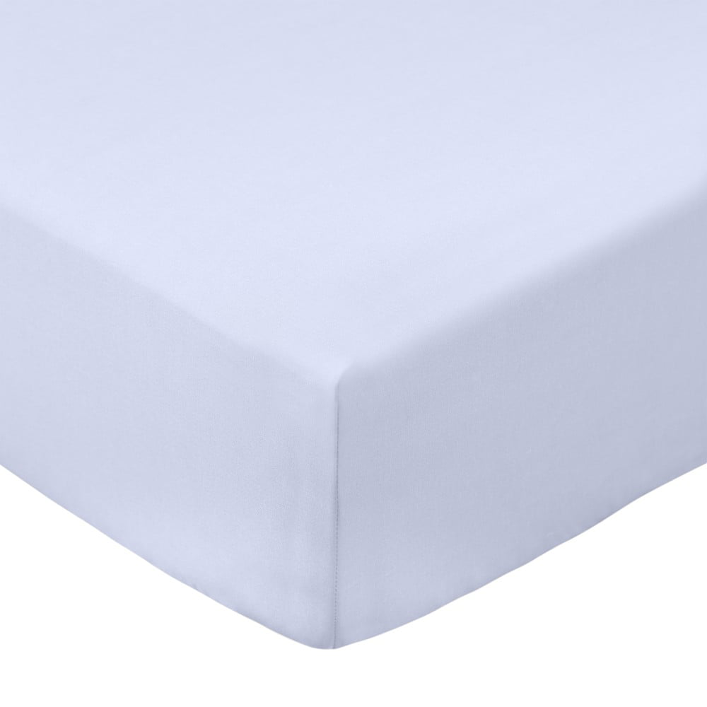Levendula színű gumis pamut-perkál lepedő 150x200 cm Cotton Percale – Bianca