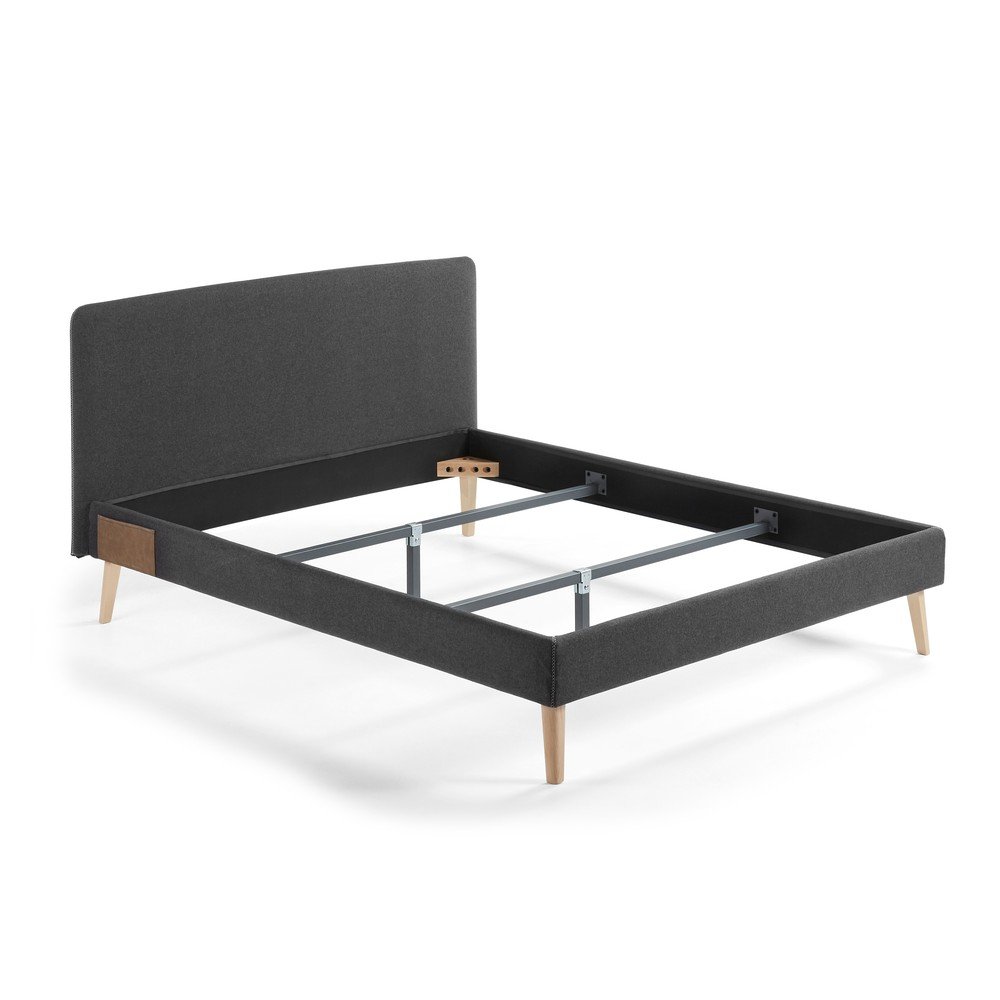 Lydia sötétszürke kétszemélyes ágy