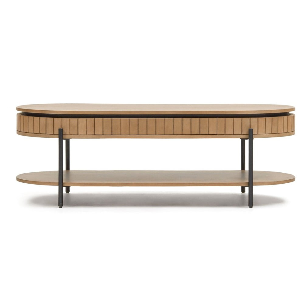 Mangófa dohányzóasztal 130x65 cm Licia - Kave Home
