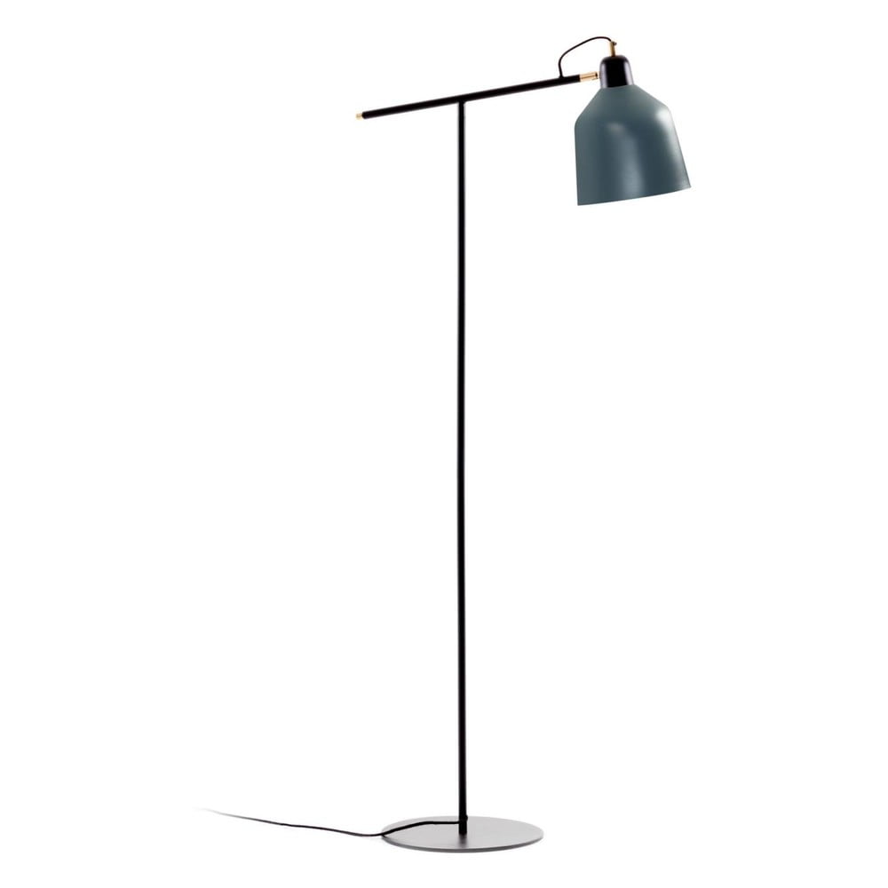 Petróleum színű állólámpa fém búrával (magasság 147 cm) Olimpia – Kave Home