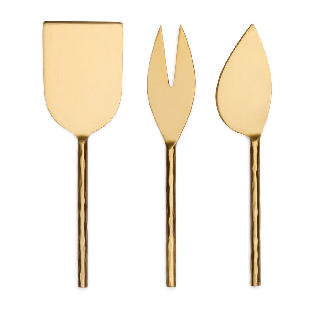 Rozsdamentes acél sajtvágó kés készlet 3 db-os Blisk – Kave Home