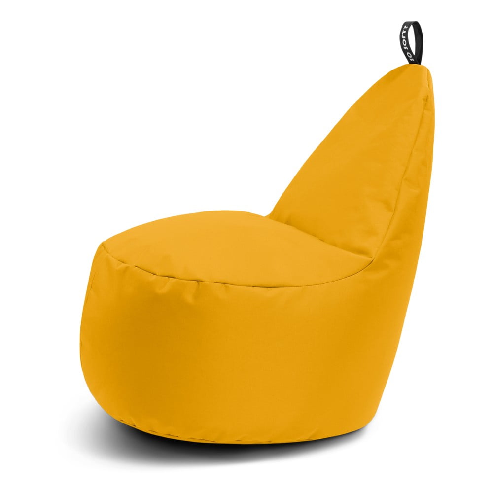 Sárga babzsákfotel Lull XL – So Soft?