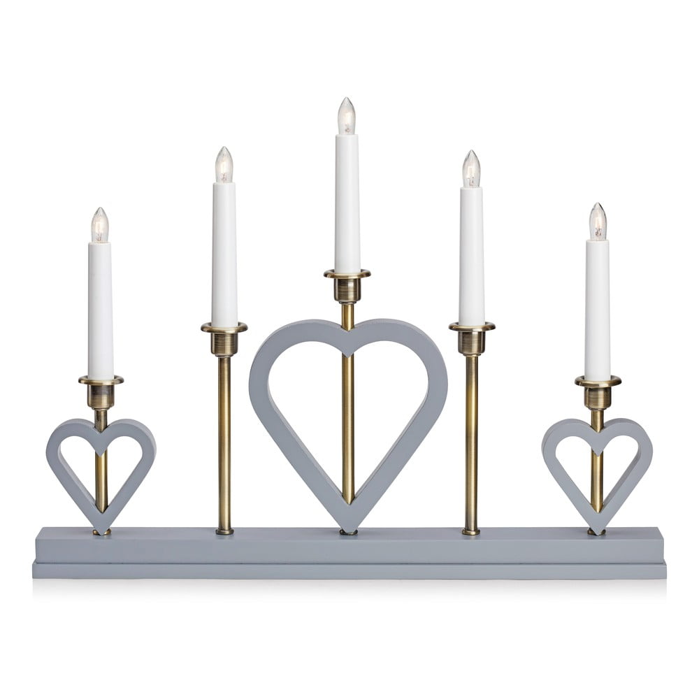 Szürke karácsonyi fénydekoráció Melissa – Markslöjd