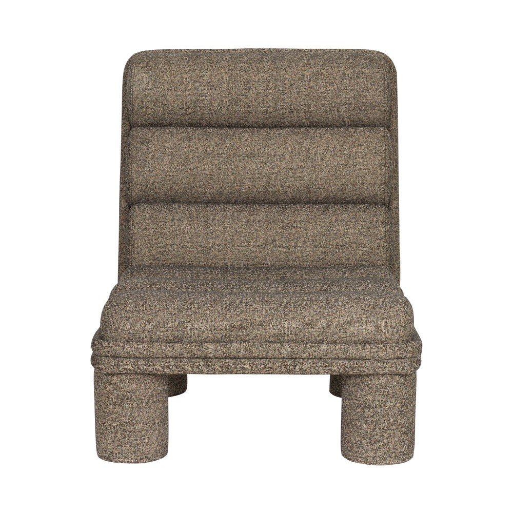 Szürkésbarna buklé fotel Fern – Dutchbone