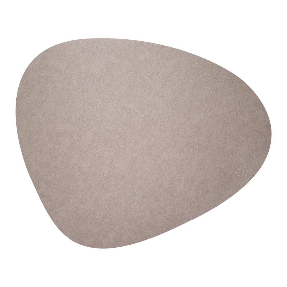 Szürkésbézs bőr 92x108 cm Curve XXXL Bull – LIND DNA