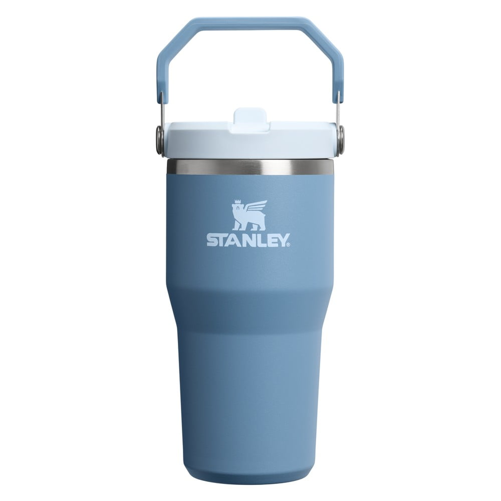 Szürkéskék termosz 600 ml IceFlow Flip Straw 2.0 – Stanley