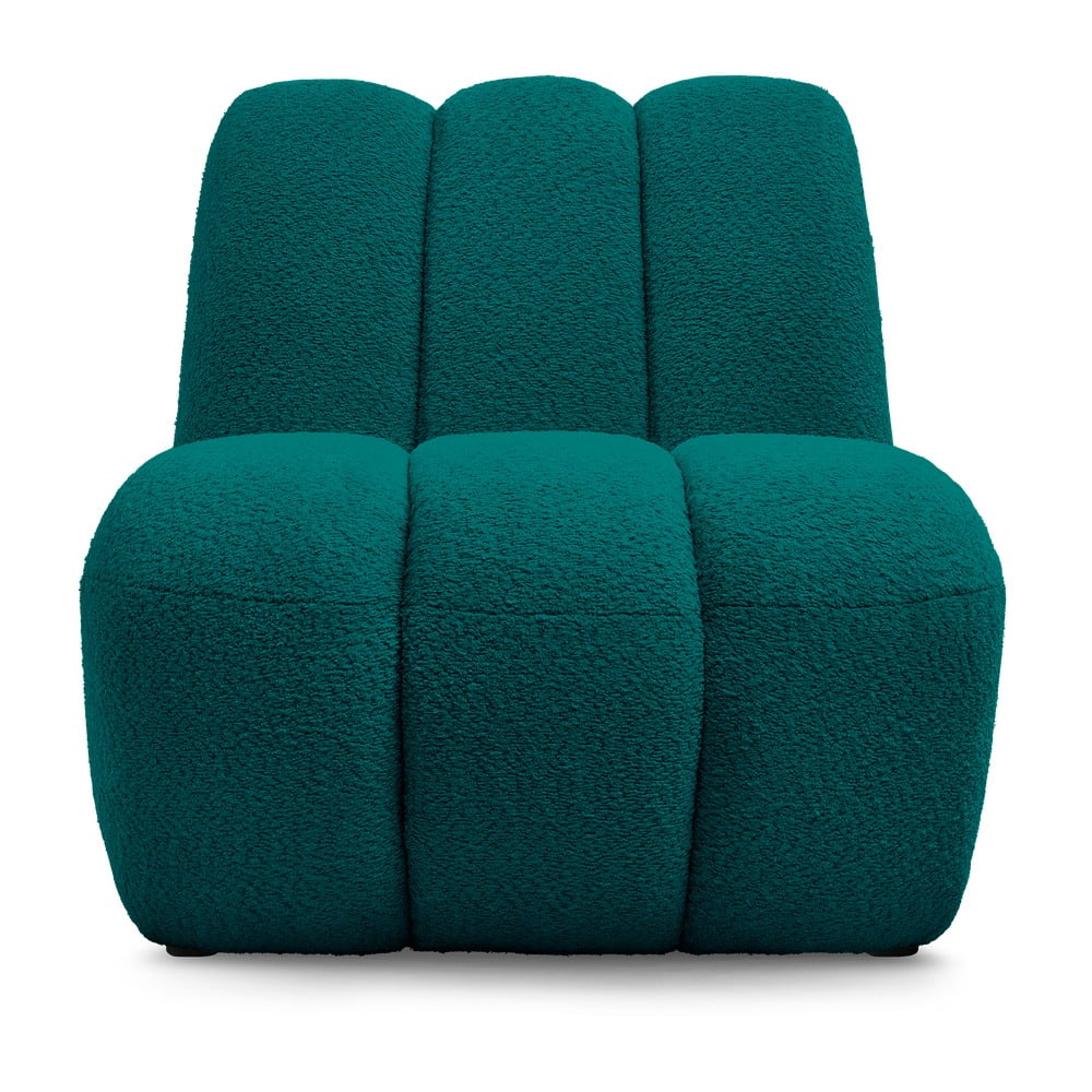 Türkiz buklé fotel Janissaire – Bobochic Paris