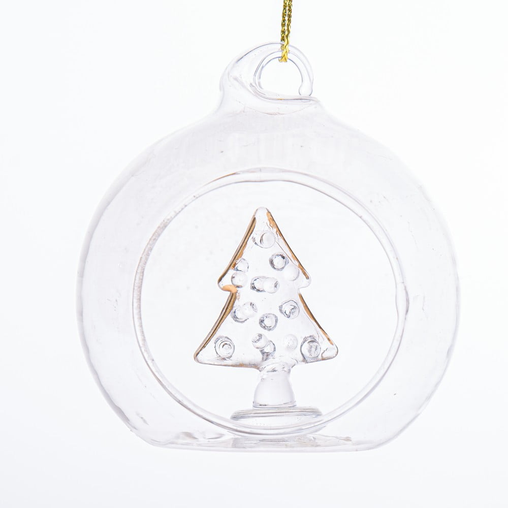 Üveg karácsonyfadísz ø 6 cm Tree – Dakls