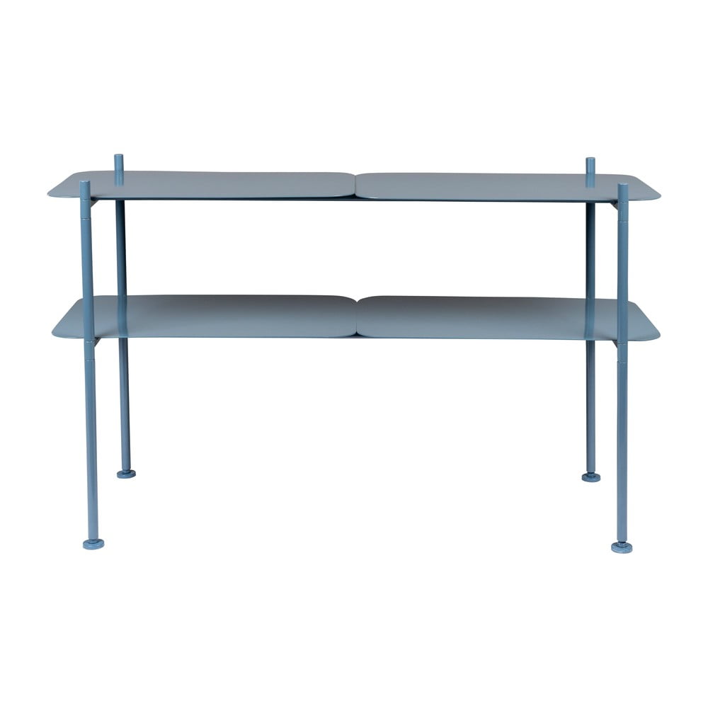 Világoskék fém polcos állvány 100x62 cm River – Zuiver