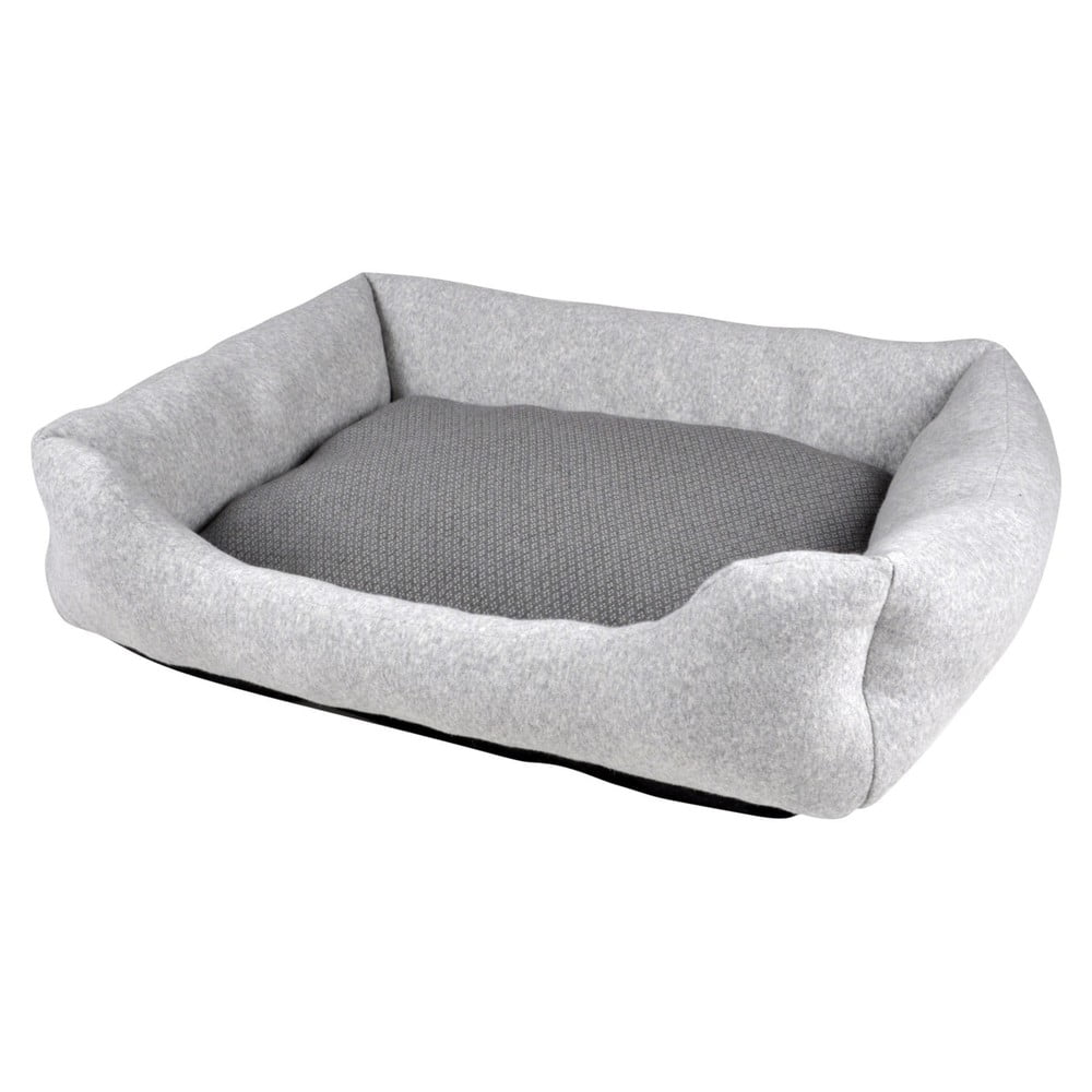 Világosszürke fekhely kutyáknak 70x58 cm Graphene – Love Story