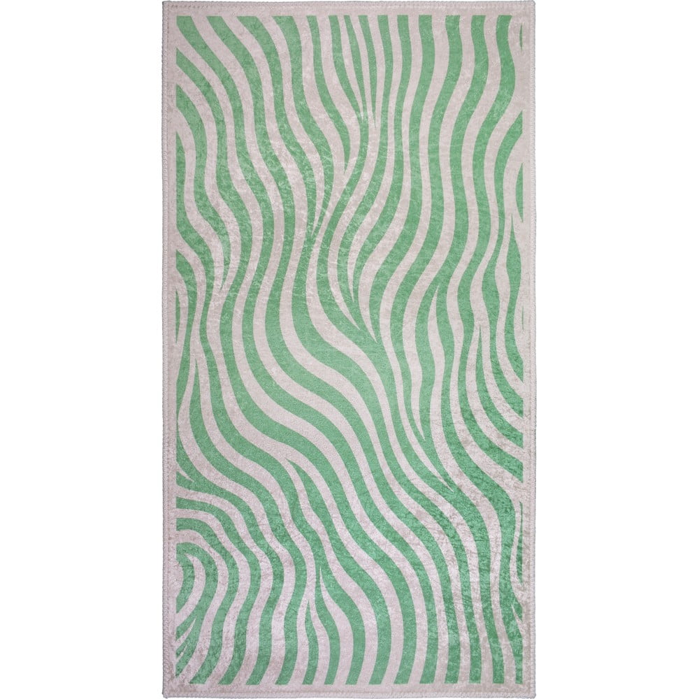 Zöld mosható szőnyeg 160x230 cm Green Zebra – Vitaus