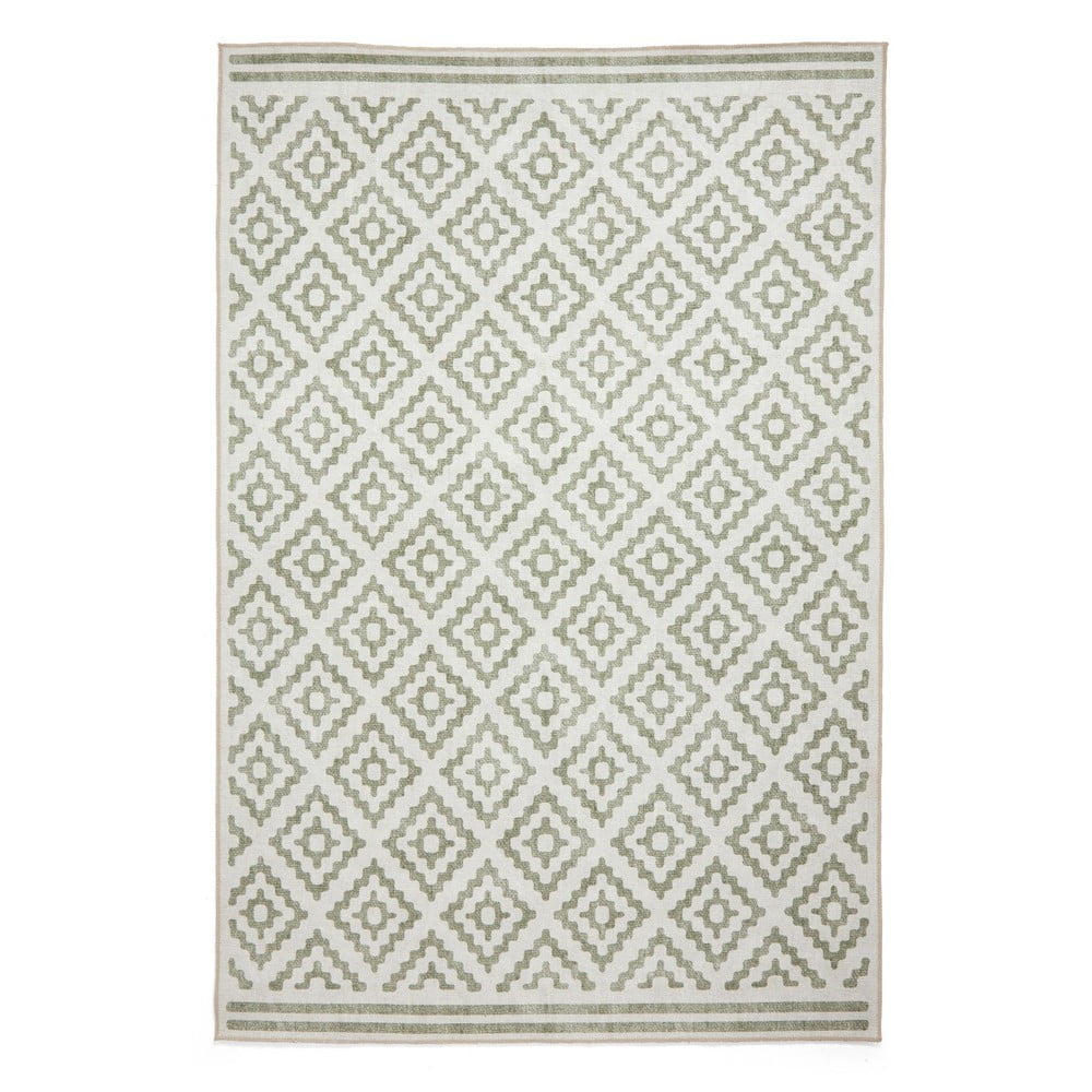Zöld mosható szőnyeg 61x120 cm Coral Green – Think Rugs