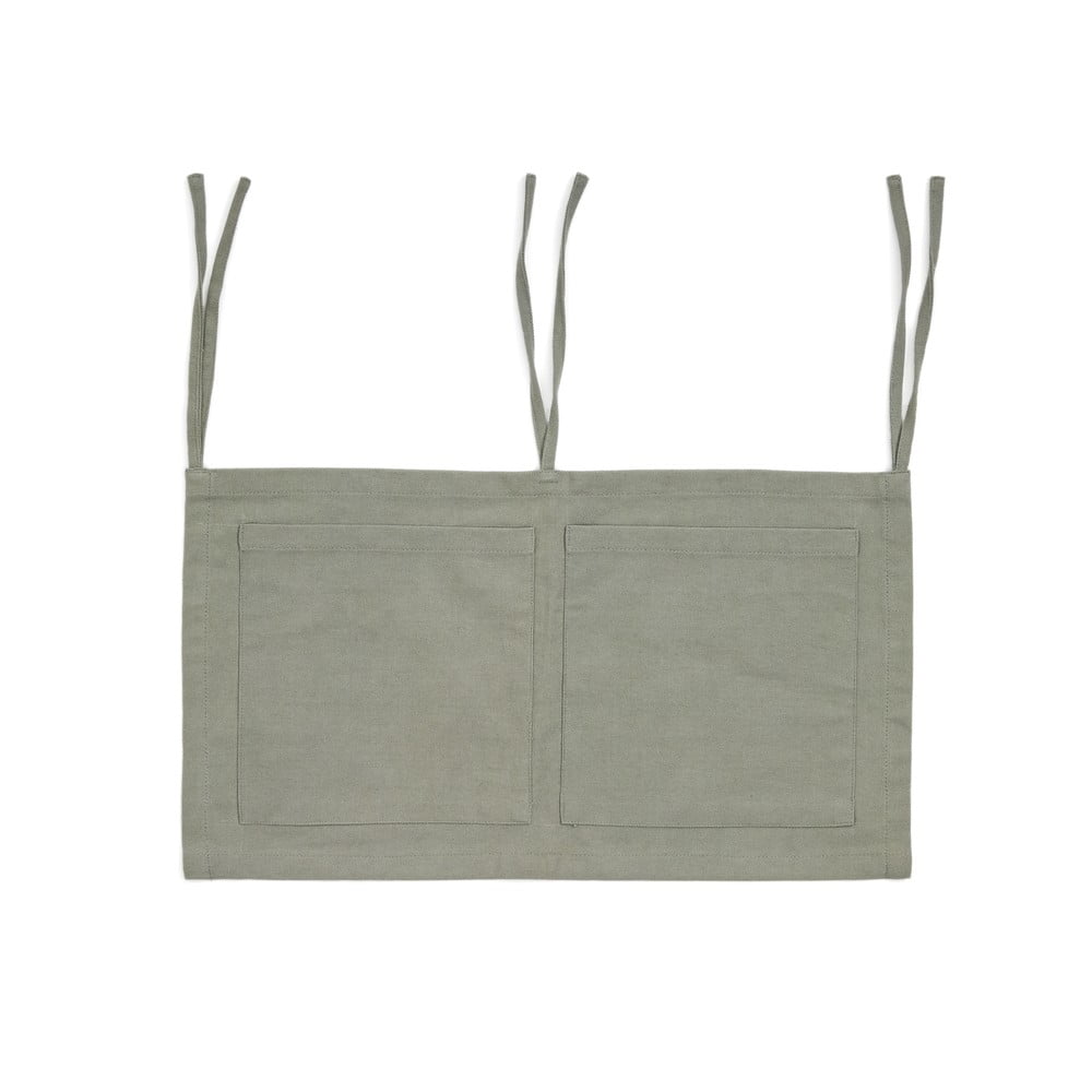 Zöld pamut zsebes tároló kiságyra 45 cm Laily – Kave Home