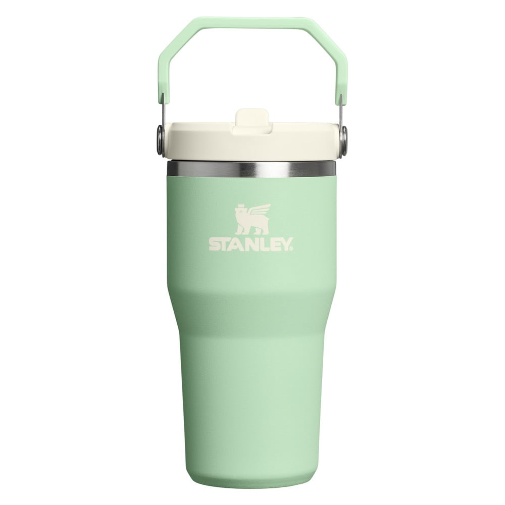 Zsályaszínű termosz 600 ml IceFlow Flip Straw 2.0 – Stanley