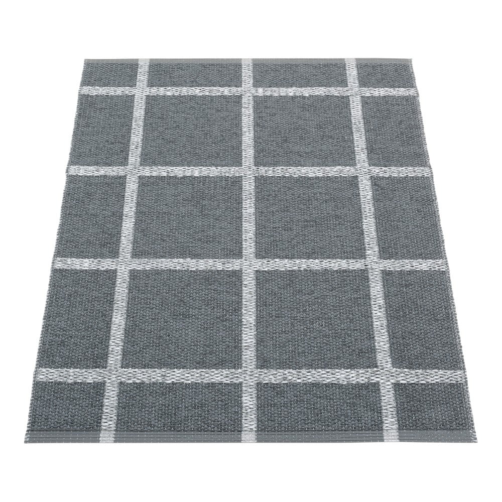 Antracitszürke kültéri-beltéri szőnyeg 70x100 cm Ada Granit – Pappelina