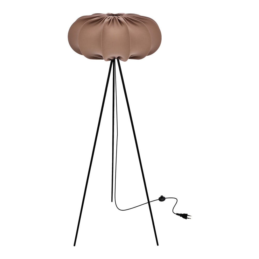 Barna állólámpa textil búrával (magasság 147 cm) Cafee – Candellux Lighting