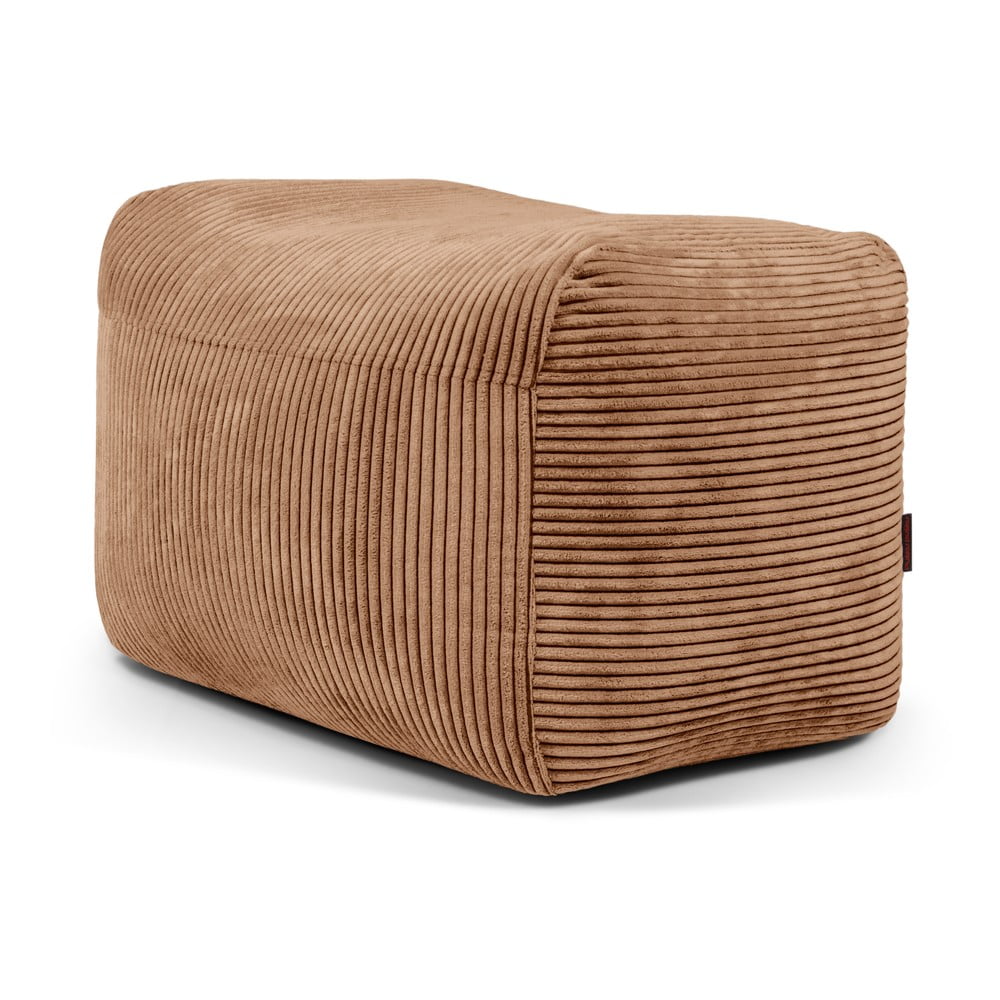 Barna kordbársony babzsákfotel Plus 70 Lounge – SLOWDOWN