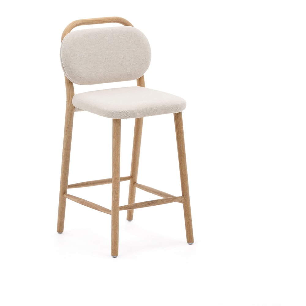 Bézs bárszék (ülésmagasság 66 cm) Helda – Kave Home