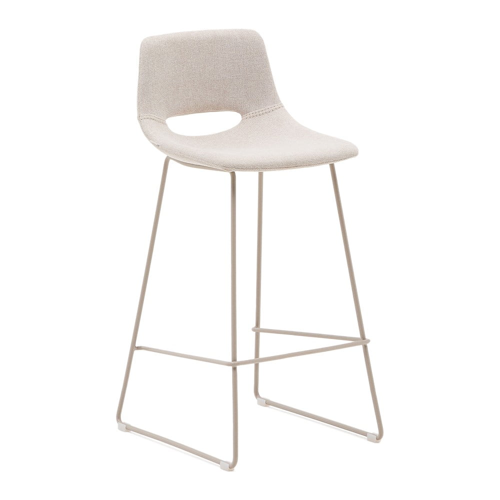 Bézs bárszék (ülésmagasság 76 cm) Zahara – Kave Home