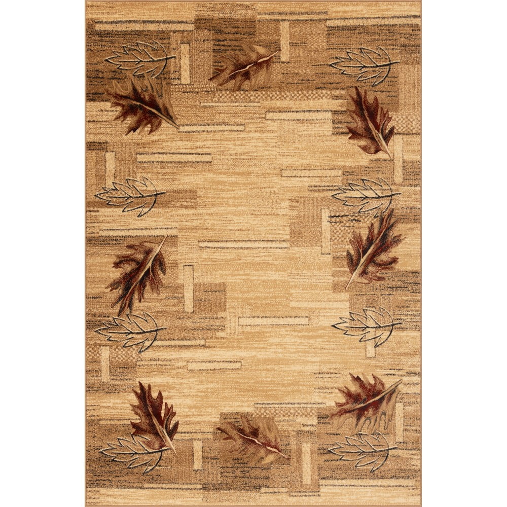 Bézs-borostyán színű szőnyeg 60x120 cm Olsza – FD