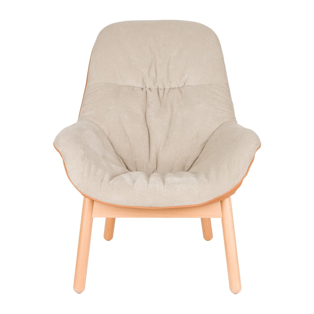 Bézs fotel Duke – White Label