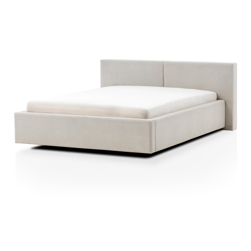 Bézs franciaágy 180x200 cm Cube – Meise Möbel