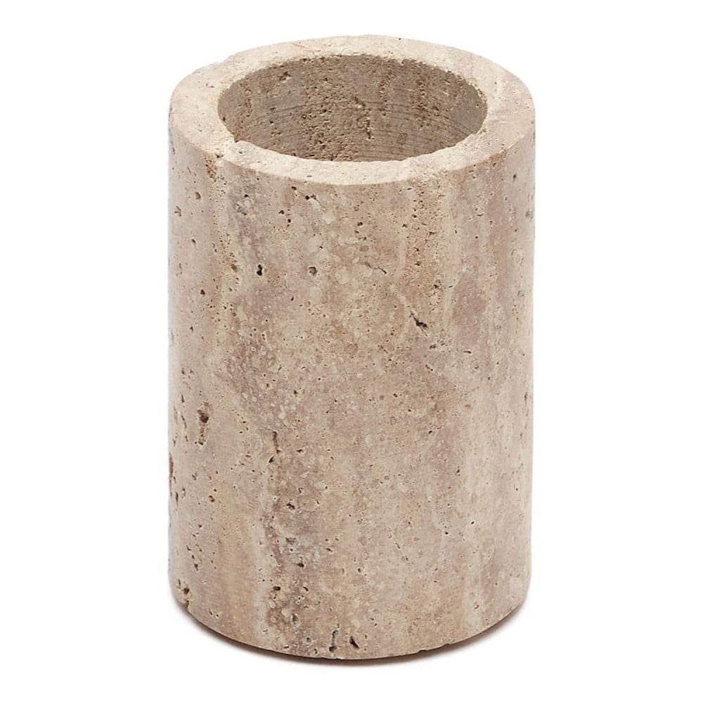 Bézs kő fogkefetartó pohár Macre – Kave Home