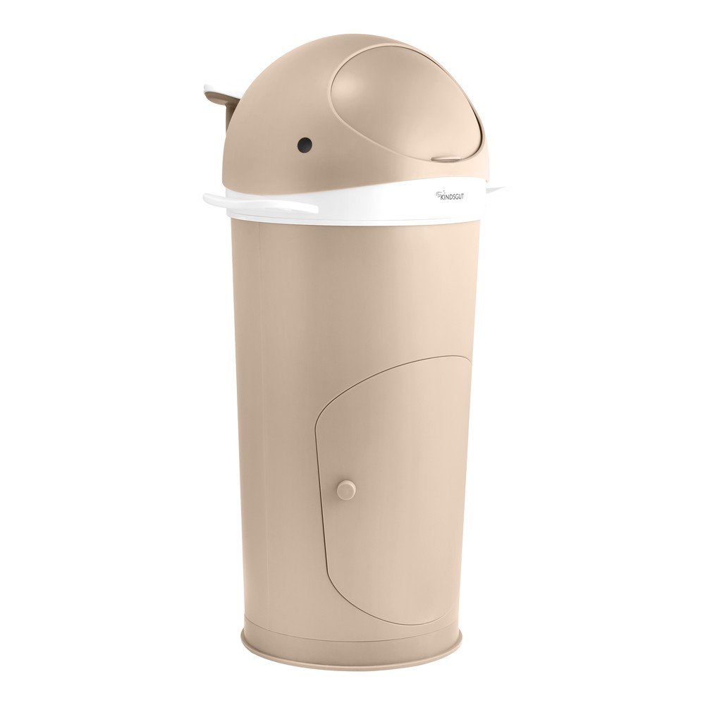 Bézs műanyag szemetes pelenkákhoz 25 l Whale – Kindsgut