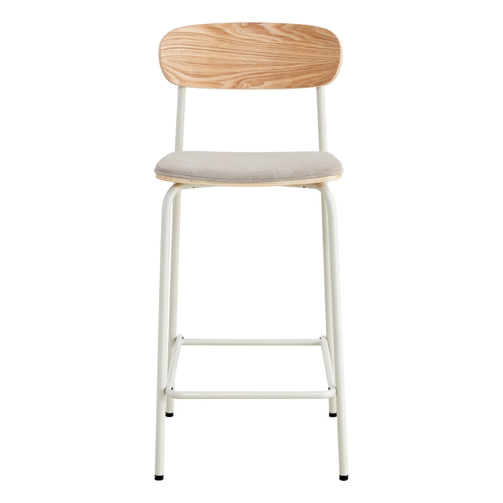 Bézs-natúr színű bárszék szett 2 db-os (ülésmagasság 66 cm) Adriana – Marckeric