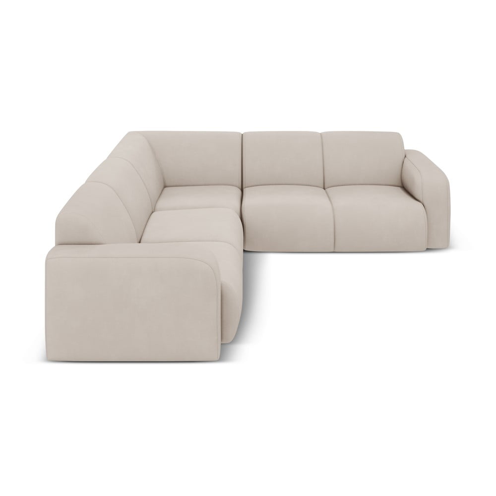 Bézs sarokkanapé (variálható-L alakú) Molino – Micadoni Home