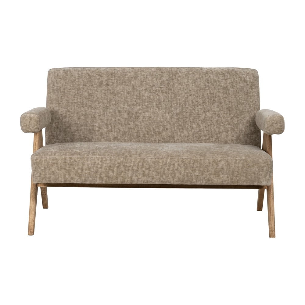 Bézs zsenília kanapé 134 cm Rest – Ixia