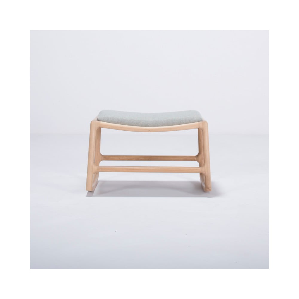 Dedo tölgyfa zsámoly kékesszürke szövet ülőrésszel - Gazzda