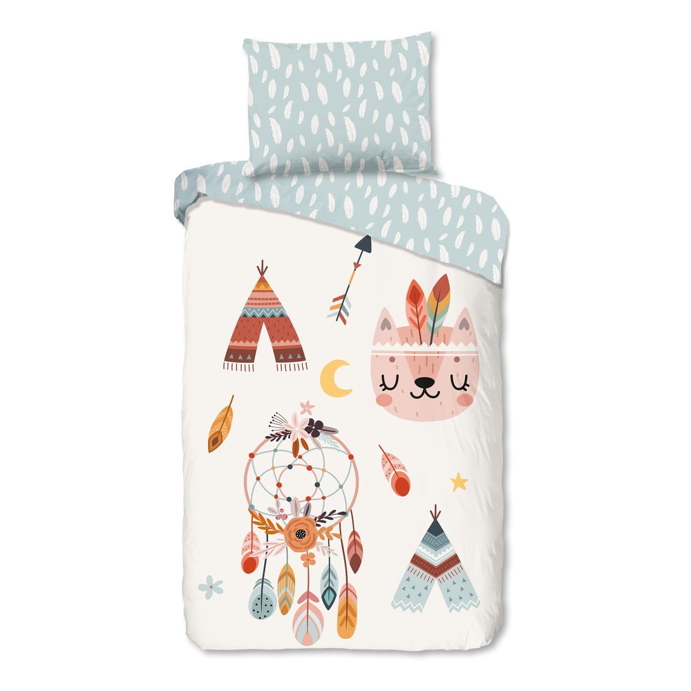 Egyszemélyes flanel gyerek ágyneműhuzat 140x200 cm Dreamy – Good Morning