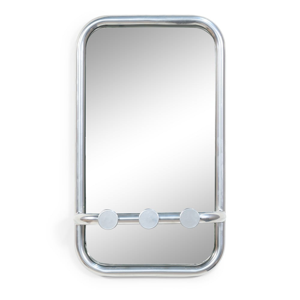 Ezüstszínű fém fogas panel Retro – Spinder Design