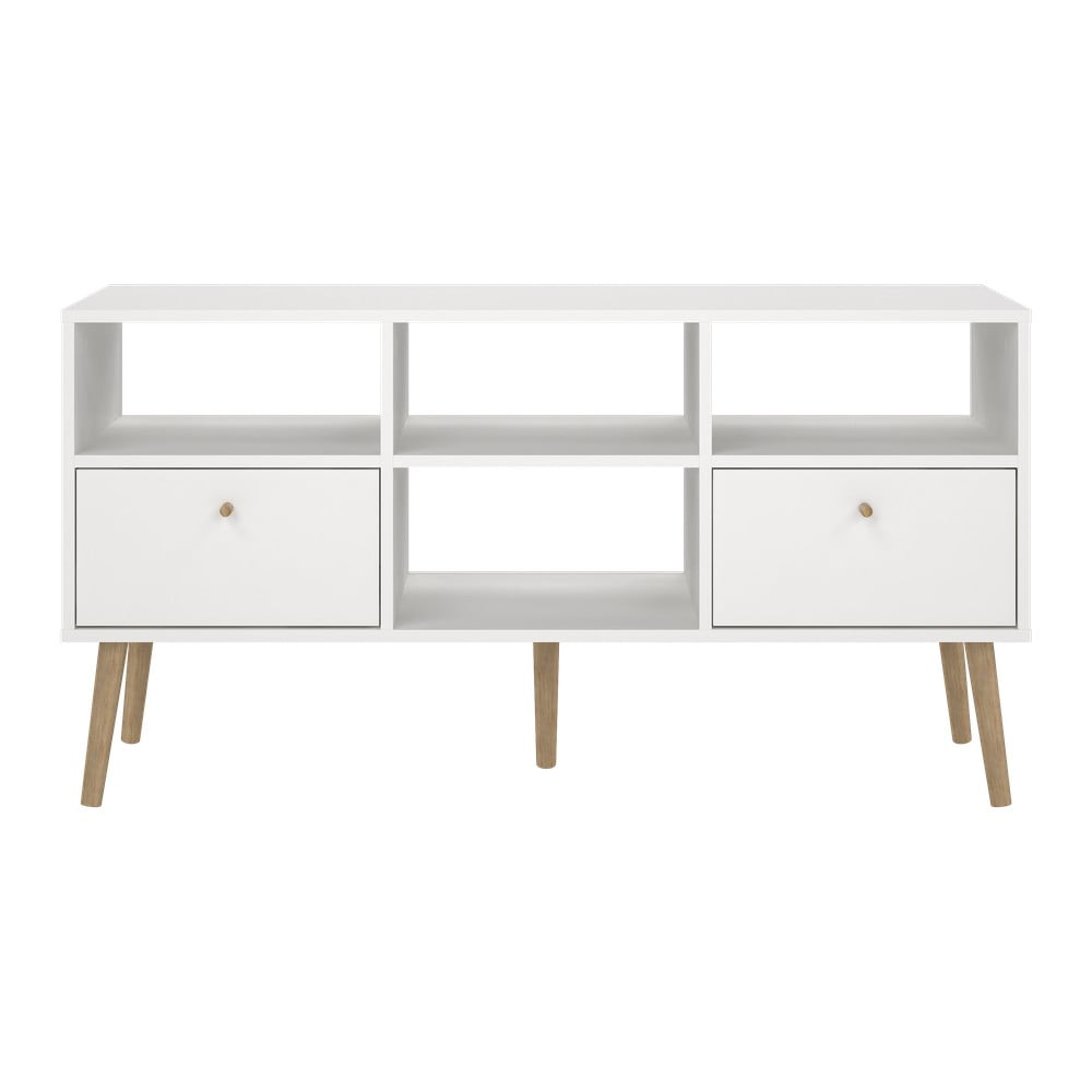 Fehér TV-állvány 117x61 cm Bodo – Tvilum