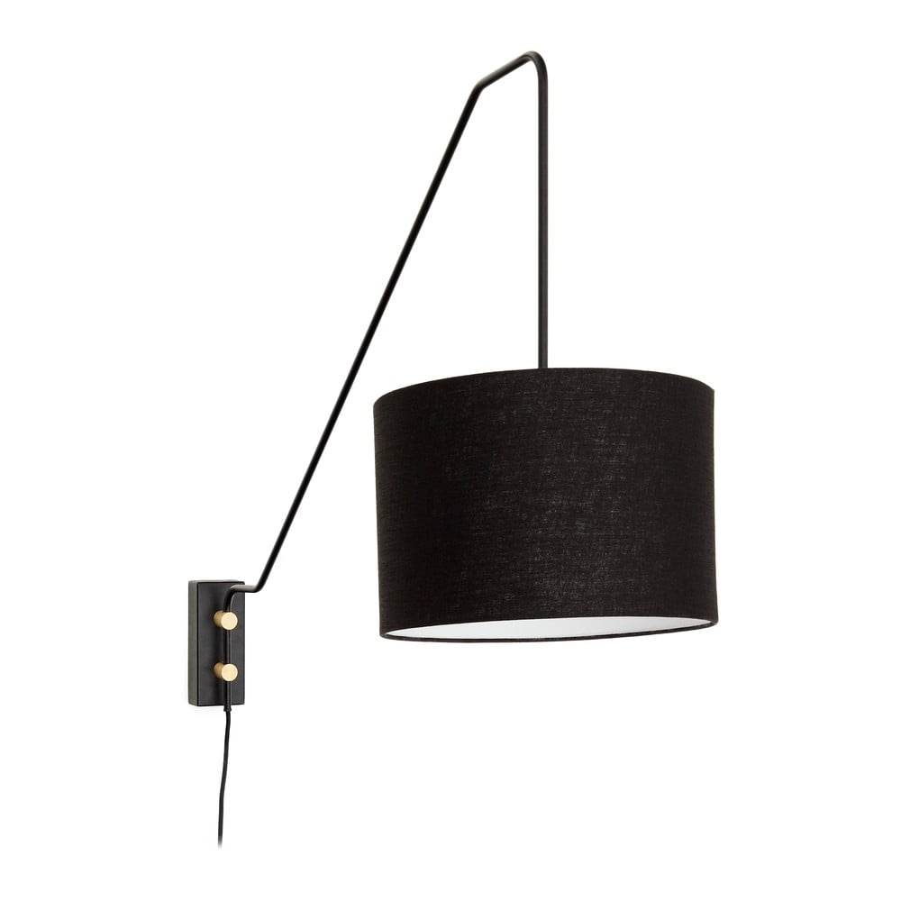 Fekete fali lámpa ø 25 cm Jex – Kave Home