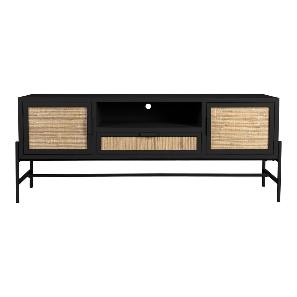 Fekete jegenyefenyő TV-állvány 148x60x38 cm Yasu – Dutchbone