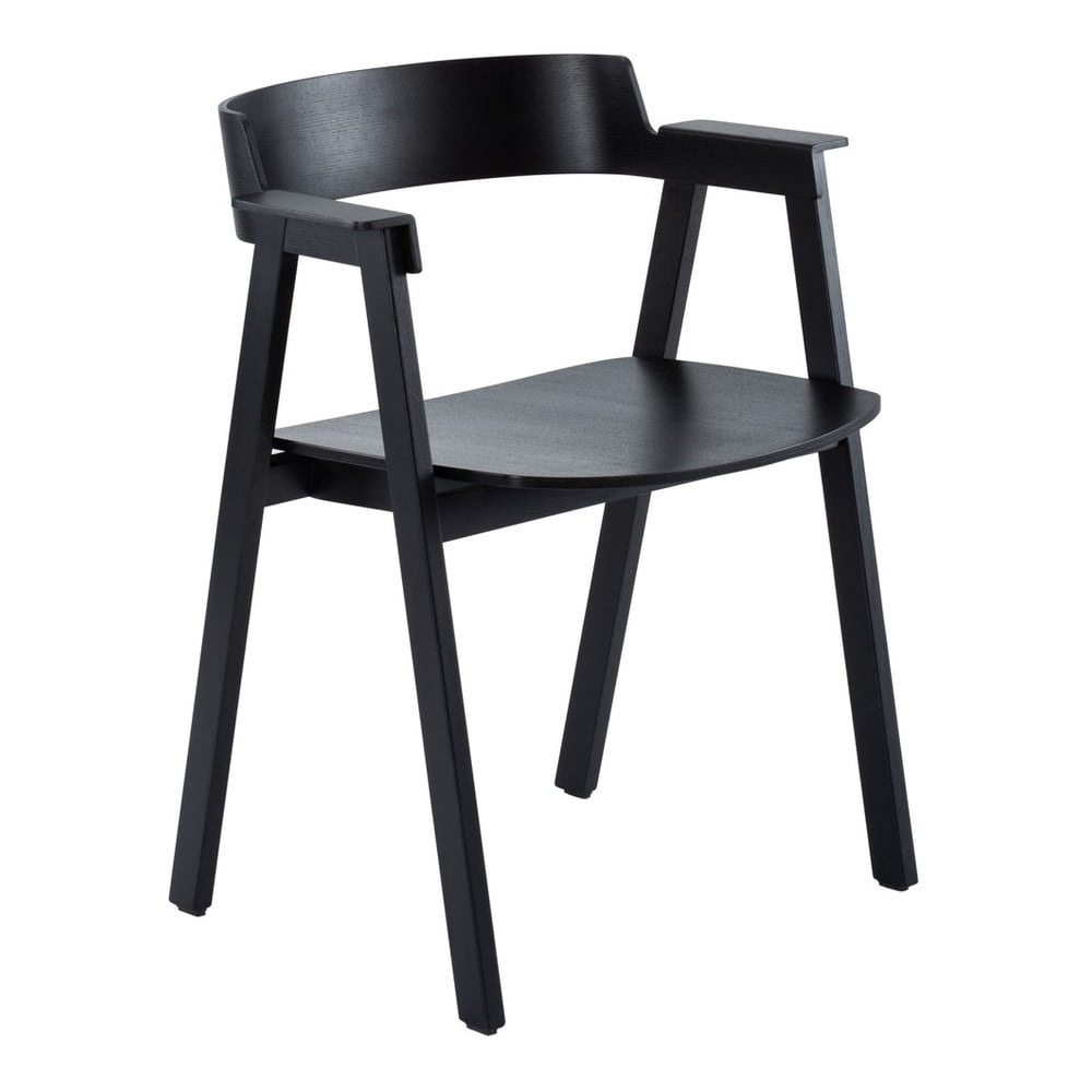 Fekete tölgyfa karfás étkezőszék Flip – Gazzda