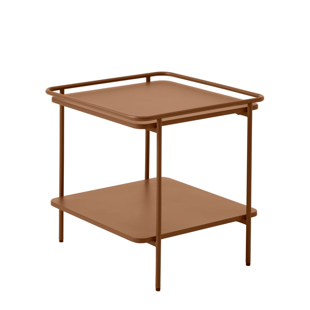 Fém tárolóasztal 45x45 cm Yuba – Unique Furniture