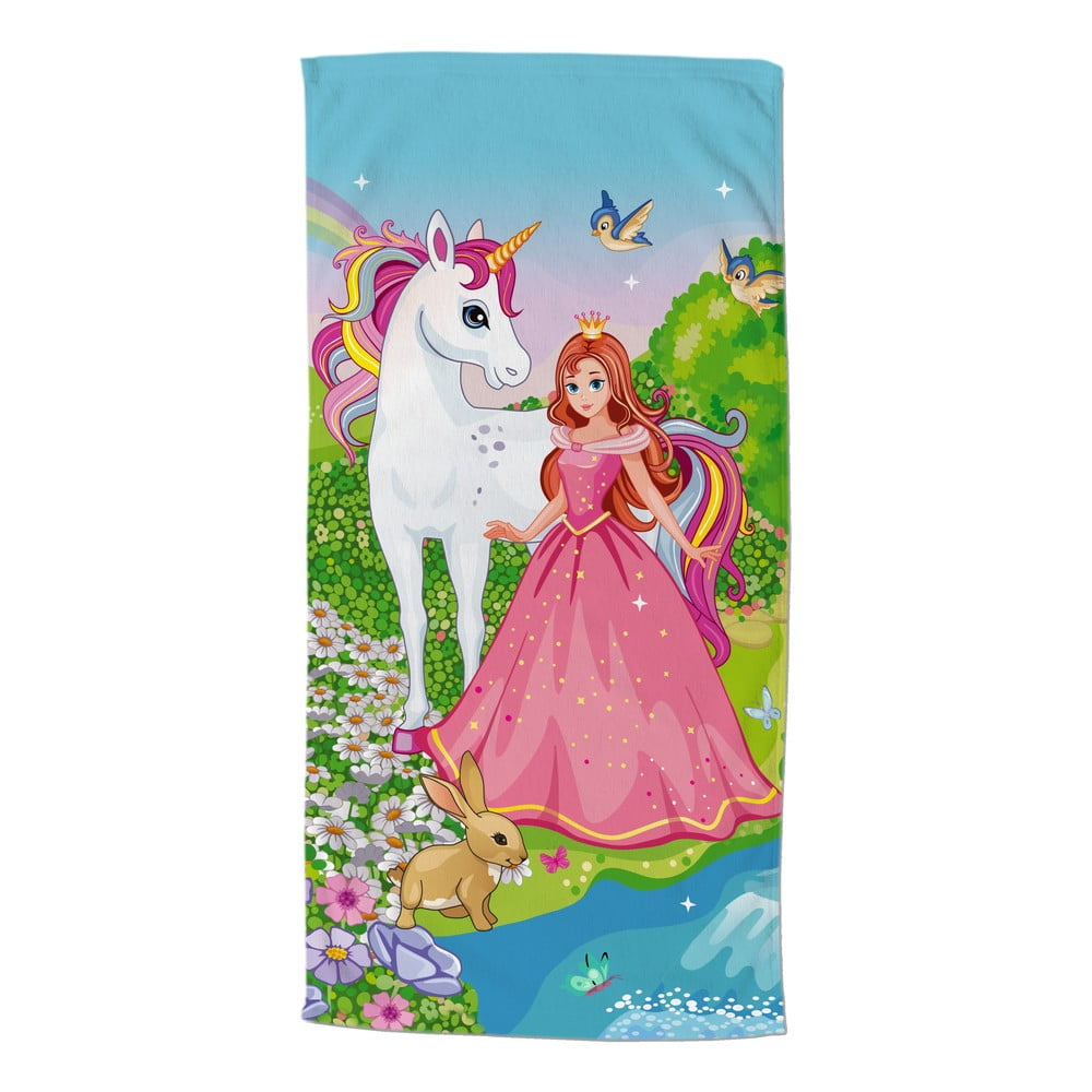 Gyerek bársony strandtörölköző 75x150 cm Fairytale – Good Morning
