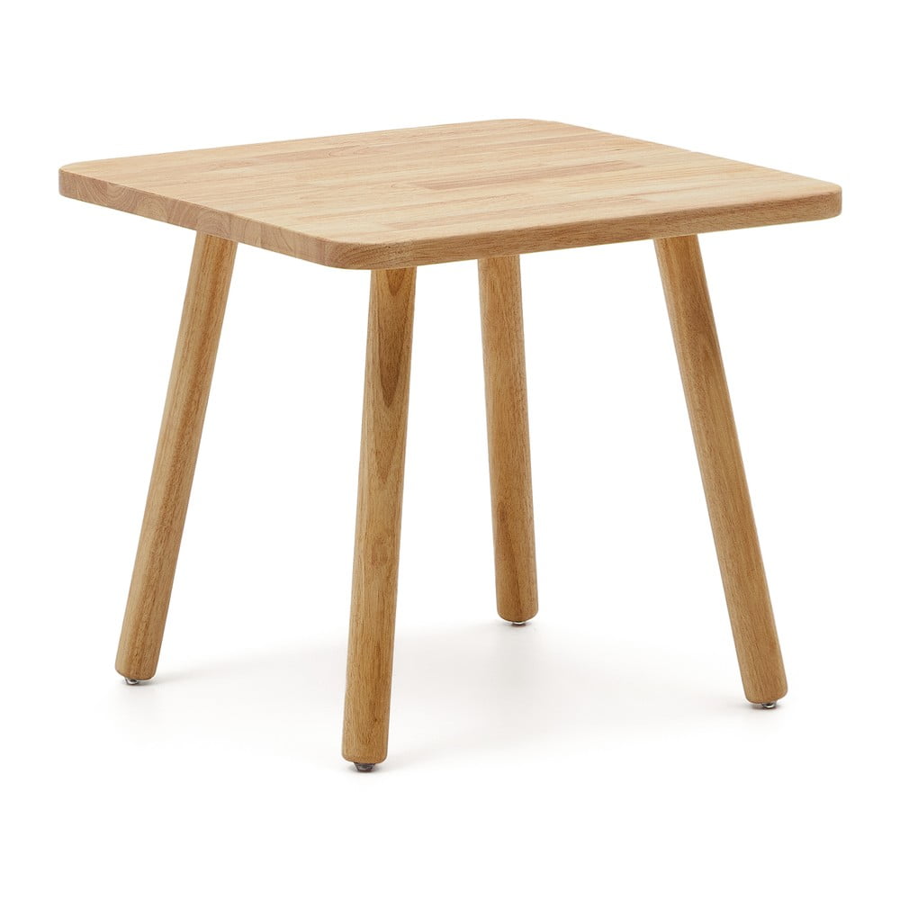 Kaucsukfa gyerek asztal 55x55 cm Dilcia – Kave Home