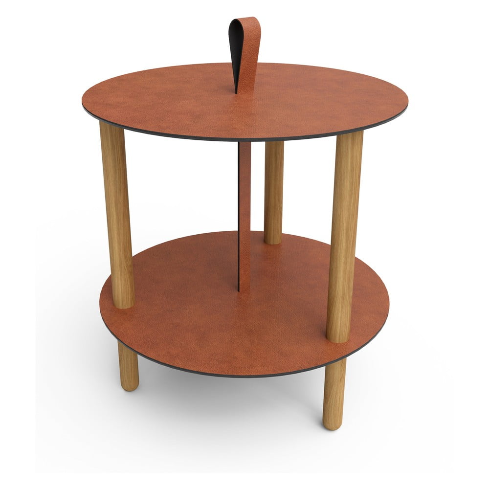 Kerek tárolóasztal ø 48 cm Strap L Bull – LIND DNA