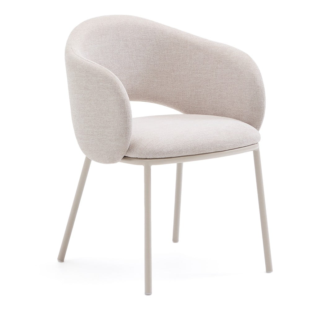 Krémszínű étkezőszék Maina – Kave Home